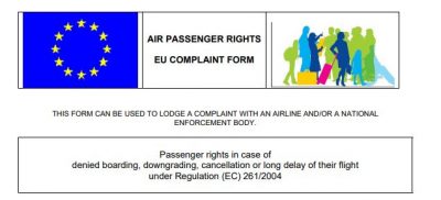 EU Flight Delay Compensation Form