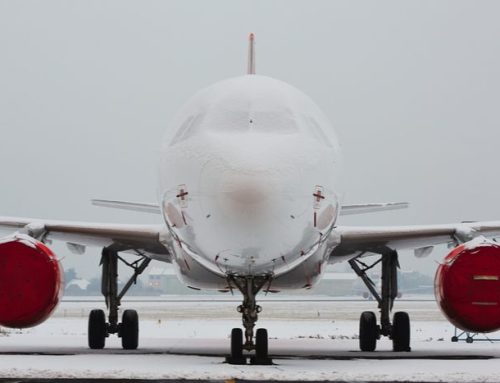 Verspätung von Flügen wegen Schnee?
