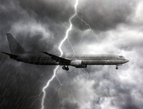 Verspätet ein Gewitter den Flugverkehr?